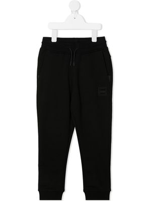 BOSS Kidswear pantalon de jogging à logo imprimé - Noir