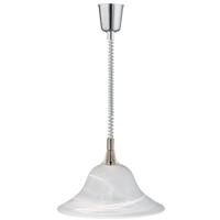 Moderne LED Hanglamp Mat Nikkel - E27 Fitting - Aluminium Design - Trion Voluna