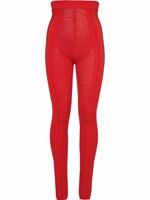 Balmain legging à taille haute - Rouge - thumbnail