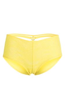 Marlies Dekkers culotte Space Odyssey à ornement de dentelle - Jaune