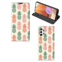 Samsung Galaxy A32 4G | A32 5G Enterprise Editie Flip Style Cover Ananas