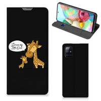 Samsung Galaxy A71 Magnet Case Giraffe