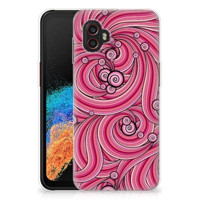 Samsung Galaxy Xcover 6 Pro | Hoesje maken | Swirl Pink