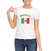 Mexicaanse vlag t-shirt voor dames XL  -