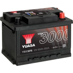 Yuasa SMF YBX3075 Autoaccu 60 Ah Pooltype: T1