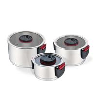 Maestro MR-3530-6 Pannenset met inklapbare grepen 6 stuks
