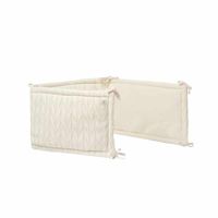 Jollein box-/bedbumper Spring knit ivory Maat