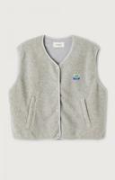 American Vintage Gilet Hoktown Polaire Chine American Vintage Gilet Hoktown Polaire Chine