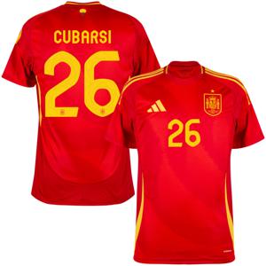 Spanje Shirt Thuis 2024-2025 + Cubarsi 26