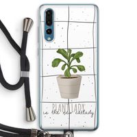Kamerplant op vensterruit: Huawei P20 Pro Transparant Hoesje met koord