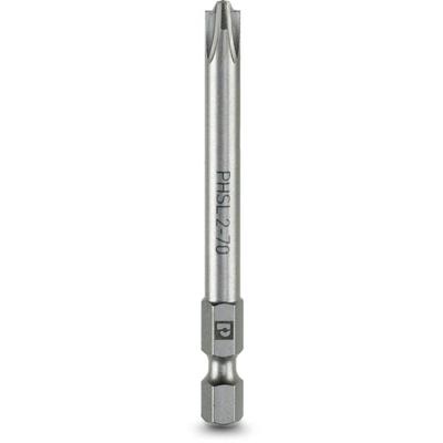 Phoenix Contact SF-BIT-PHSL 1-70 Plus/minus-bit PH 1 Gereedschapsstaal Taai, Gelegeerd E 6.3 5 stuk(s)