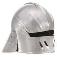 VidaXL Ridderhelm middeleeuws replica larp staal zilverkleurig