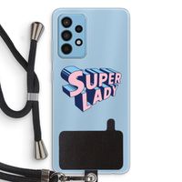 Superlady: Samsung Galaxy A52 Transparant Hoesje met koord