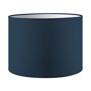 Lampenkap cilinder | rond | katoen | stoffen lampenkap | cilinderkap  | Ø25cm H19cm | blauw
