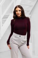 Unique The Label Isa Bodysuit Dames Bordeaux - Maat S - Kleur: Donkerrood | Soccerfanshop
