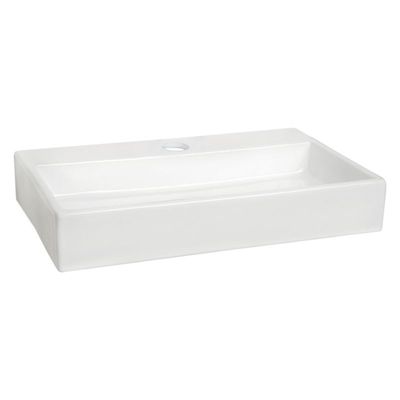 Differnz Differnz Flat small losse fontein keramiek - wit