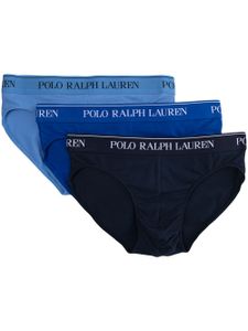 Polo Ralph Lauren lot de trois boxers à bande logo - Bleu