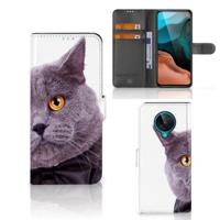Xiaomi Poco F2 Pro | Telefoonhoesje | Met pasjeshouder | Kat