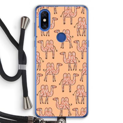 Kameel: Xiaomi Mi Mix 3 Transparant Hoesje met koord