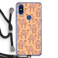 Kameel: Xiaomi Mi Mix 3 Transparant Hoesje met koord