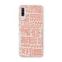 Marrakech Pink: Samsung Galaxy A70 Transparant Hoesje