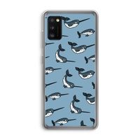Narwhal: Samsung Galaxy A41 Transparant Hoesje