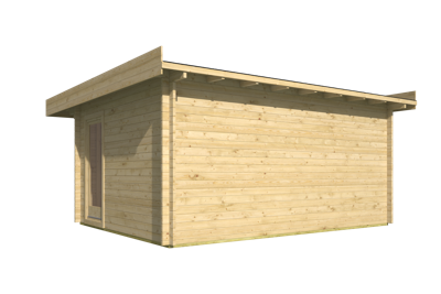 Blokhut - Tuinhuis Yorick | 44 mm | vuren groen geïmpregneerd