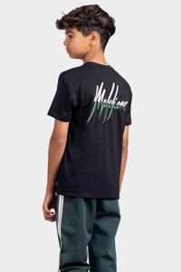 Malelions Split Essentials T-Shirt Kids Zwart - Maat 128 - Kleur: Zwart | Soccerfanshop