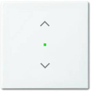 Busch-Jaeger 2CKA006220A0357 Afdekking 1-voudig free@home Zuiver wit (RAL 9010), Wit 1 stuk(s)