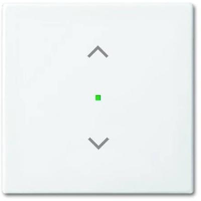 Busch-Jaeger 2CKA006220A0357 Afdekking 1-voudig free@home Zuiver wit (RAL 9010), Wit 1 stuk(s)