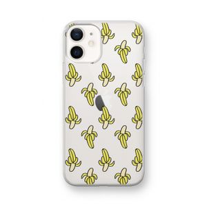 Bananas: iPhone 12 mini Transparant Hoesje