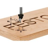 Festool HW S8 D11/60° Freesbit Graveerfrees 60° S 8mm 11,0mm - 491003