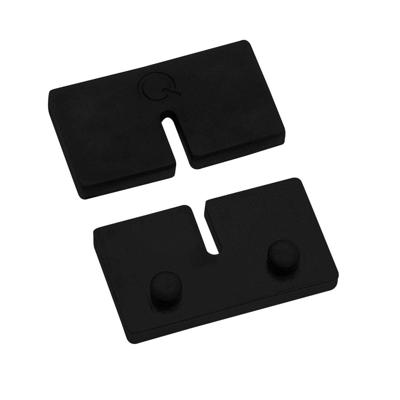 Klemrubbers voor glasklem MOD 21 - 10 mm glasdikte (set van 2 stuks) Klemrubbers voor glasklem MOD 21 - 10 mm glasdikte (set van 2 stuks)