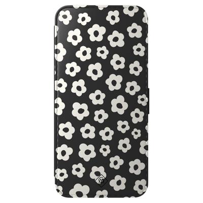 Samsung Galaxy A56 flipcase - Retro bloempjes