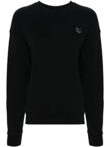 Maison Kitsuné sweat à patch logo - Noir