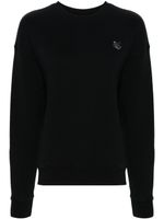 Maison Kitsuné sweat à patch logo - Noir