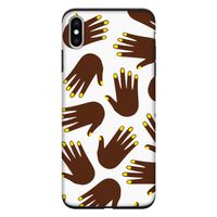 Hands dark: iPhone XS Max Tough Case