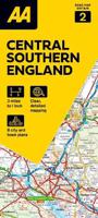 Wegenkaart - landkaart 2 Road Map Britain Central Southern England | A - thumbnail