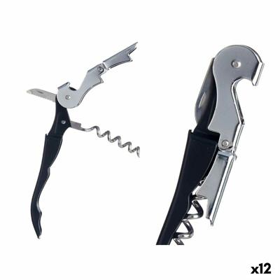 Kurkentrekker Kinvara KT11-5806 Roestvrij staal Plastic 5 x 1,3 x 2,2 cm (12 Stuks)
