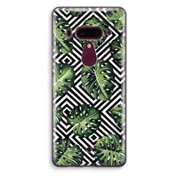 Geometrische jungle: HTC U12+ Transparant Hoesje