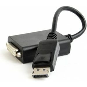 Gembird DisplayPort v.1.2 - Dual-Link DVI 0,1 m Zwart