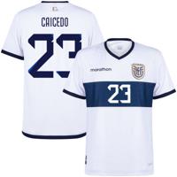 Ecuador Authentic Shirt Uit 2024-2025 + Caicedo 23 (Fan Style)