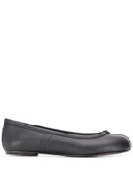 Maison Margiela ballerines Tabi en cuir - Noir - thumbnail