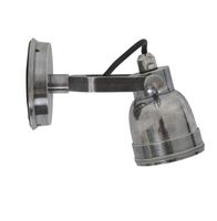 Buitenlamp Indigo wandspot zilver - thumbnail