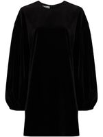 Valentino Garavani robe courte en velours - Noir