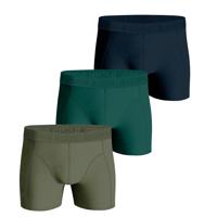 Bjorn Borg boxershorts 3-pack cotton stretch groen-blauw-khaki - thumbnail