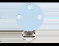 Siliconen speenklem Licht Blauw