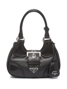 Prada mini sac Moon en cuir Nappa matelassé - Noir