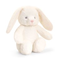 Pluche knuffel dier konijn wit 25 cm - thumbnail