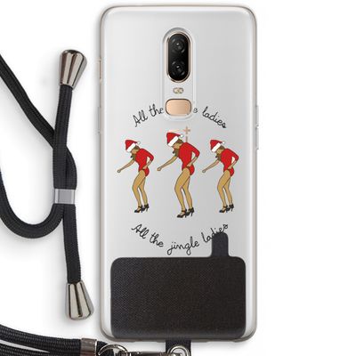 Jingle Ladies: OnePlus 6 Transparant Hoesje met koord